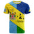 Malampa Fiji Day T Shirt Polynesian Line Arty Style LT9 Adult Yellow - Polynesian Pride