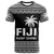 (Custom Text and Number) Fiji Rugby Sevens T Shirt Simple Style LT9 Blue - Polynesian Pride
