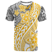Traditional Polynesian Tribal Tattoo Retro T Shirt Yellow LT9 Yellow - Polynesian Pride