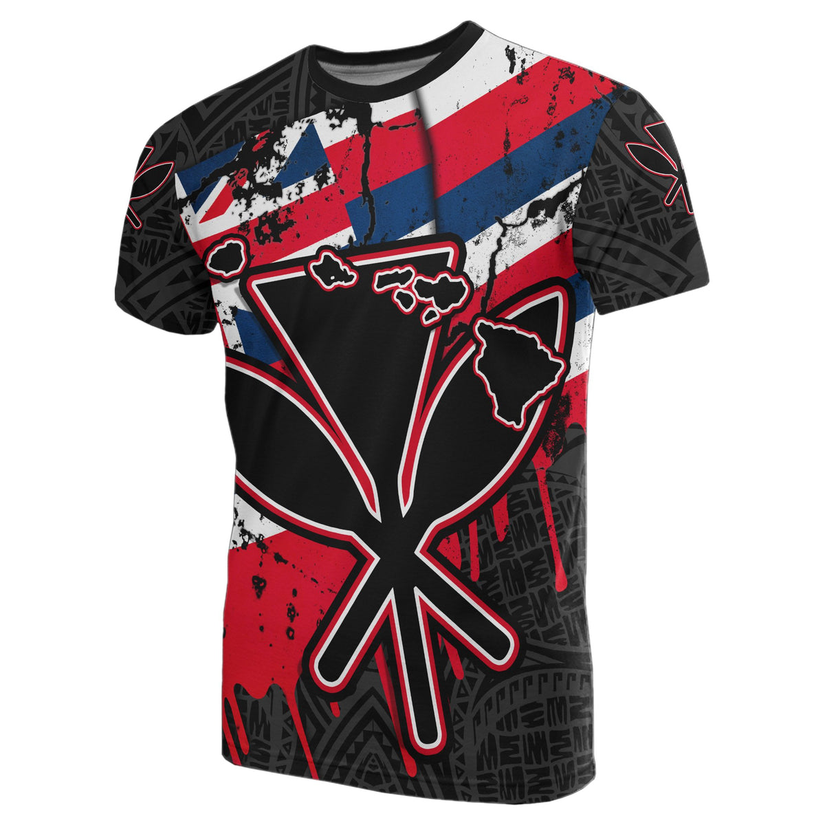 Hawaii Kanaka Maoli T Shirt My Blood - Polynesian Pride