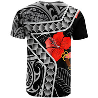 Marshall Islands T Shirt Hibiscus Ft Polynesian Pattern - Polynesian Pride