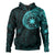 Philippines Polynesian Tattoo Style Hoodie Multicolor Turquoise - Polynesian Pride
