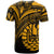 Tahiti T-Shirt - Gold Color Cross Style