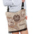 Tahiti Boho Handbag - Hibiscus Flowers Vintage Style - Polynesian Pride