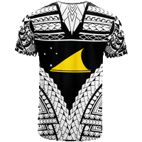 Tokelau Polo Shirt A Piece Of My Heart White Color - Polynesian Pride