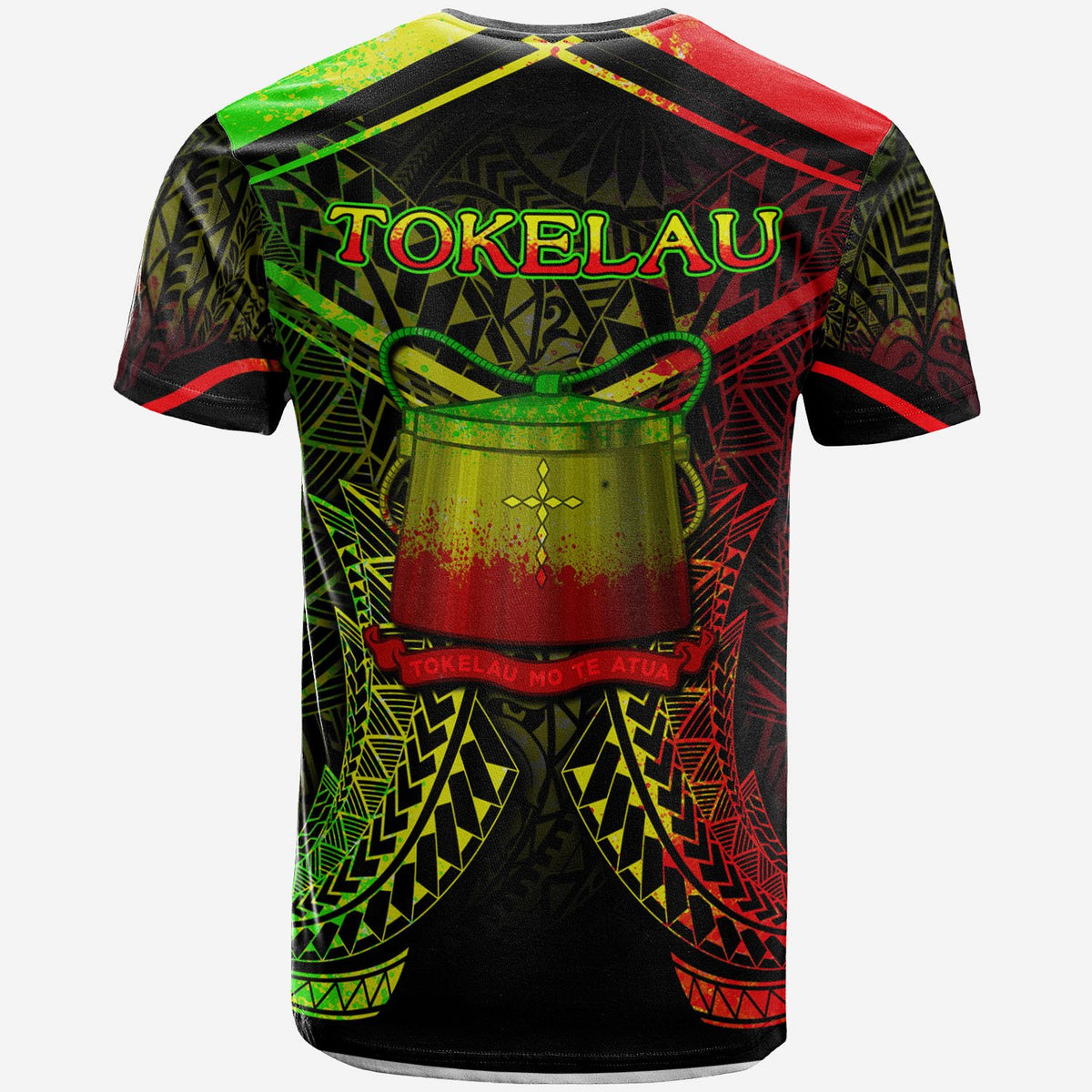 Tokelau T Shirt Tokelauan Seal With Reggae Line Style - Polynesian Pride