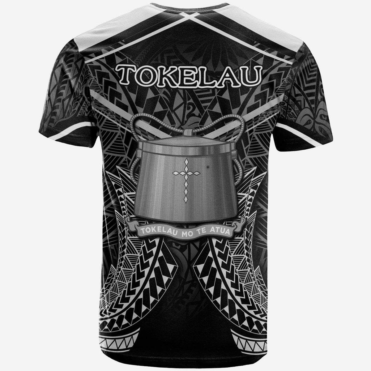 Tokelau T Shirt Tokelauan Seal With White Line Style - Polynesian Pride