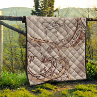 Tokelau Premium Quilt - Hibiscus Flowers Vintage Style - Polynesian Pride