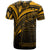 Tokelau T-Shirt - Gold Color Cross Style