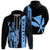 Kanaka Map King Pastel Zipper Hoodie Edgar Style Unisex Pastel - Polynesian Pride