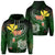 Hawaii Turtle Plumeria Polynesian Zipper Hoodie Luck Style Unisex Green - Polynesian Pride