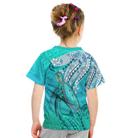 (Custom Personalised) Hawaiian Islands T Shirt Kid Turtle Mix Hawaii Polynesian LT13 - Polynesian Pride