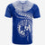 Custom (TOKO ofA) Tonga Polynesian T Shirt Tonga Waves Blue 02 LT13 - Polynesian Pride