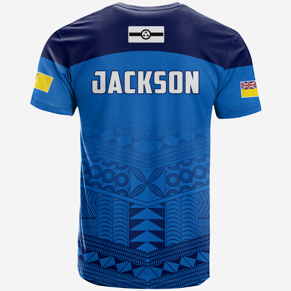 (JACKSON) Niue T Shirt Rock of Polynesia LT13 - Polynesian Pride