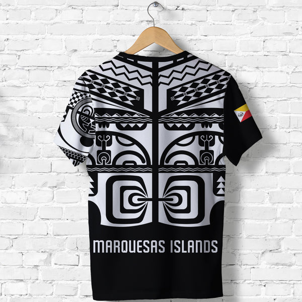 (Custom Personalised) Marquesas Islands Long Sleeve Shirt Marquesan Tattoo Unique Style - Black LT8