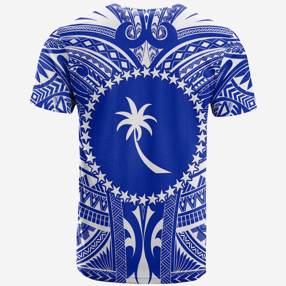 Chuuk T Shirt Micronesia Simple Pattern White LT13 - Polynesian Pride