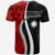 Marshall Islands T Shirt Simple Pattern Version Red LT13 - Polynesian Pride