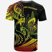 Custom New Caledonia T Shirt Emblem Nautilus Shell Version Reggae LT13 - Polynesian Pride
