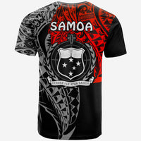 Custom Siva Samoa T Shirt Samoan Dance Mix Red Polynesian LT13 - Polynesian Pride