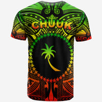 Chuuk Flag T Shirt Micronesia Style Reggae LT13 - Polynesian Pride