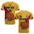 (Custom Text and Number) The Kumuls PNG T Shirt Papua New Guinea Polynesian Dynamic Style LT14 Adult Yellow - Polynesian Pride