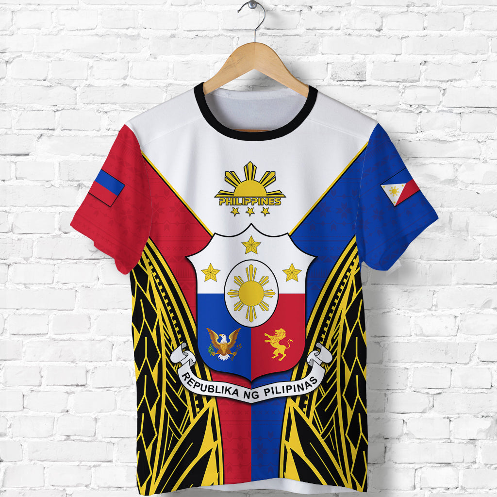 Philippines T Shirt Sun Rayonnant LT13 Unisex Red - Polynesian Pride