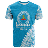 Lavengamalie College Tonga T Shirt Happy 42nd Anniversary LT13 Unisex Blue - Polynesian Pride