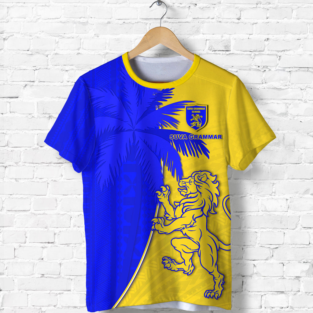 Suva Grammar Simple T Shirt Fiji School LT13 Unisex Blue - Polynesian Pride