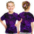 (Custom Personalised) Leo Zodiac Polynesian T Shirt Kid Unique Style - Purple LT8 - Polynesian Pride