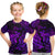 Pisces Zodiac Polynesian T Shirt Kid Unique Style - Purple LT8 - Polynesian Pride