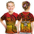 (Custom Personalised) Marquesas Islands T Shirt Kid Marquesan Tattoo Original Style - Gradient Red LT8 - Polynesian Pride