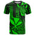 Custom Hawaii Kanaka Map T Shirt Green Style LT6 Unisex Green - Polynesian Pride