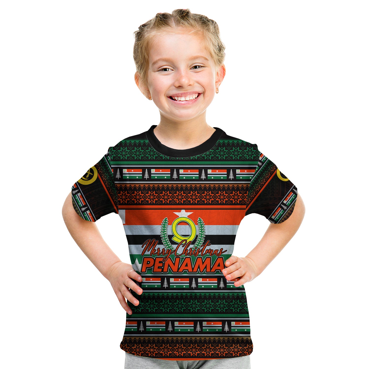 Penama Province T Shirt Kid Of Vanuatu Christmas LT6 - Polynesian Pride
