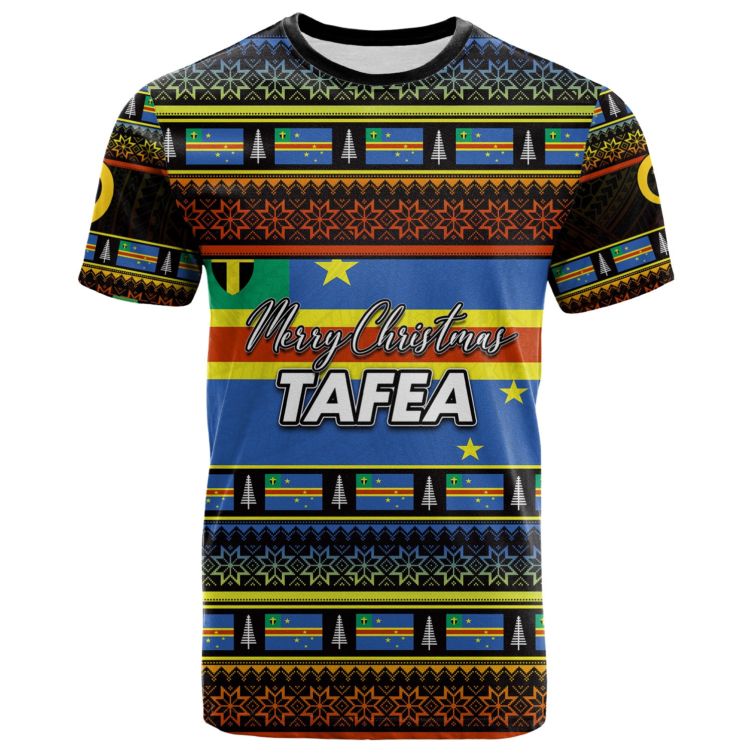Tafea Province T Shirt of Vanuatu Christmas 2021 LT6 Unisex Black - Polynesian Pride
