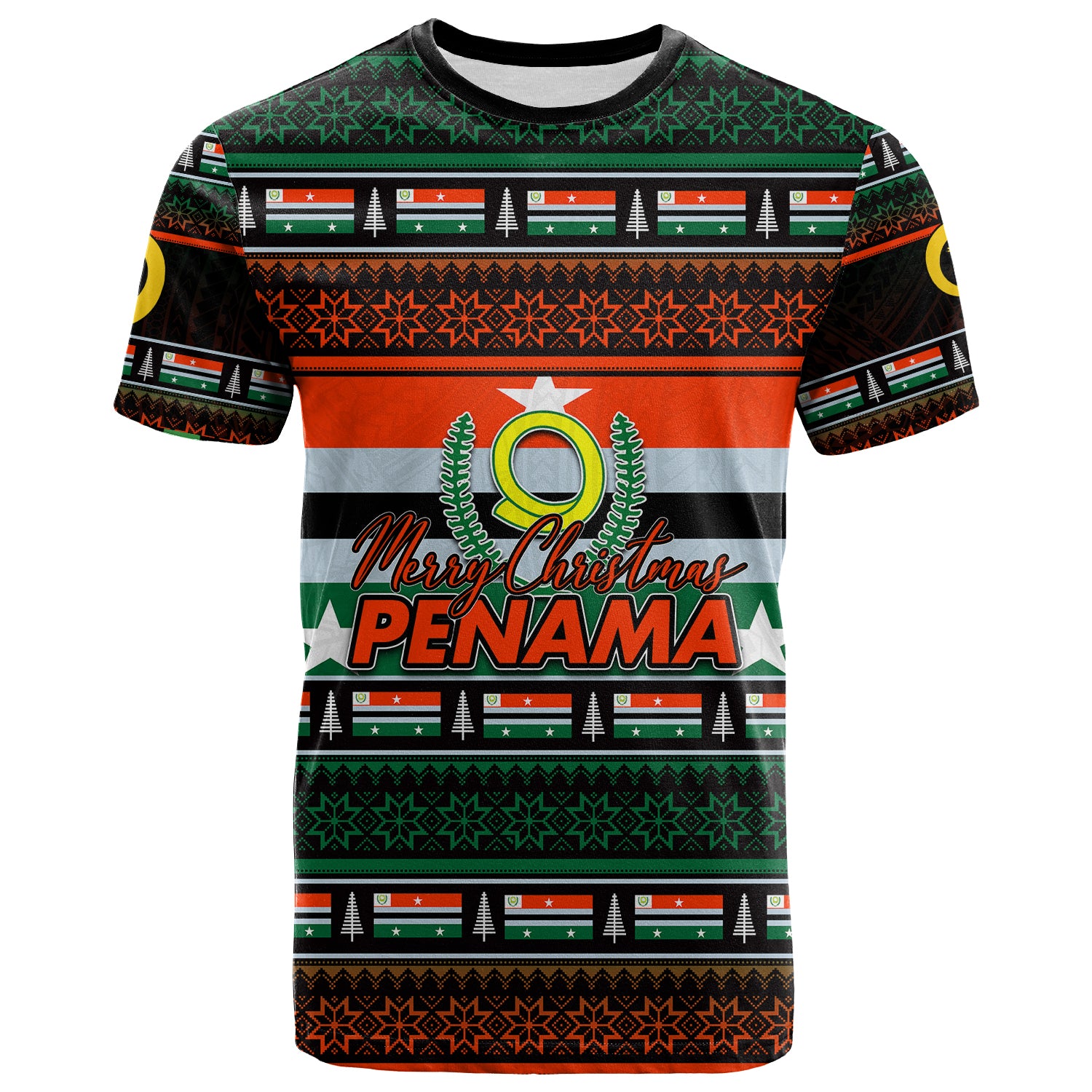 Penama Province T Shirt Of Vanuatu Christmas 2021 LT6 Unisex Red - Polynesian Pride