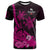 Custom New Caledonia Valentine Couple T Shirt My Sunshine Polynesia Turtle Pink LT14 - Polynesian Pride