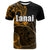 Custom Hawaiian Islands T Shirt Lanai LT6 Orange - Polynesian Pride