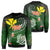 Hawaii Turtle Plumeria Polynesian Sweatshirt - Luck Style - AH Unisex Green - Polynesian Pride