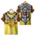 Custom Samoa College T Shirt Polynesian Style Unisex Yellow - Polynesian Pride