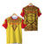 Custom Samoa College T Shirt Tattoo Sport Style Unisex Yellow - Polynesian Pride