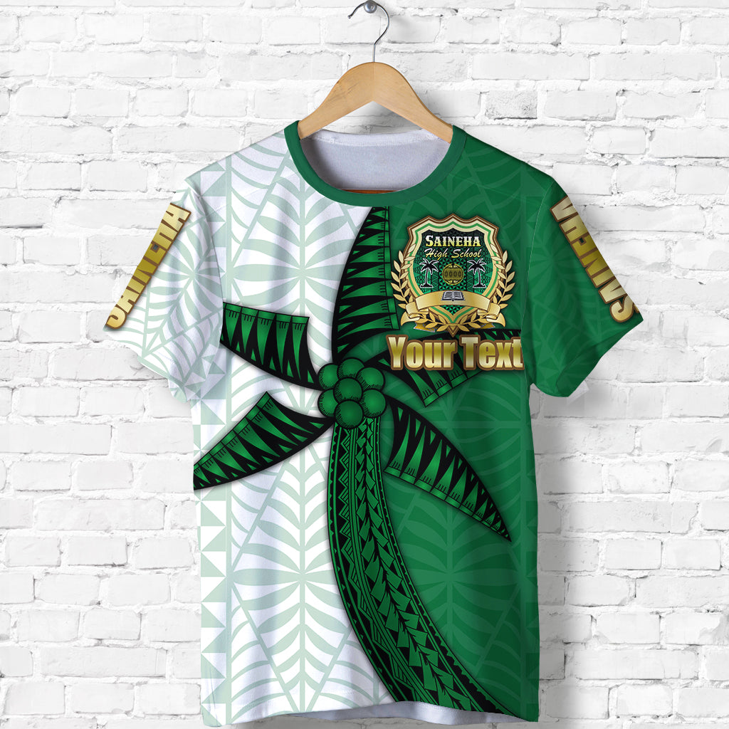 Custom Saineha Tonga T Shirt Coconut Tree Style Class of LT16 - Polynesian Pride