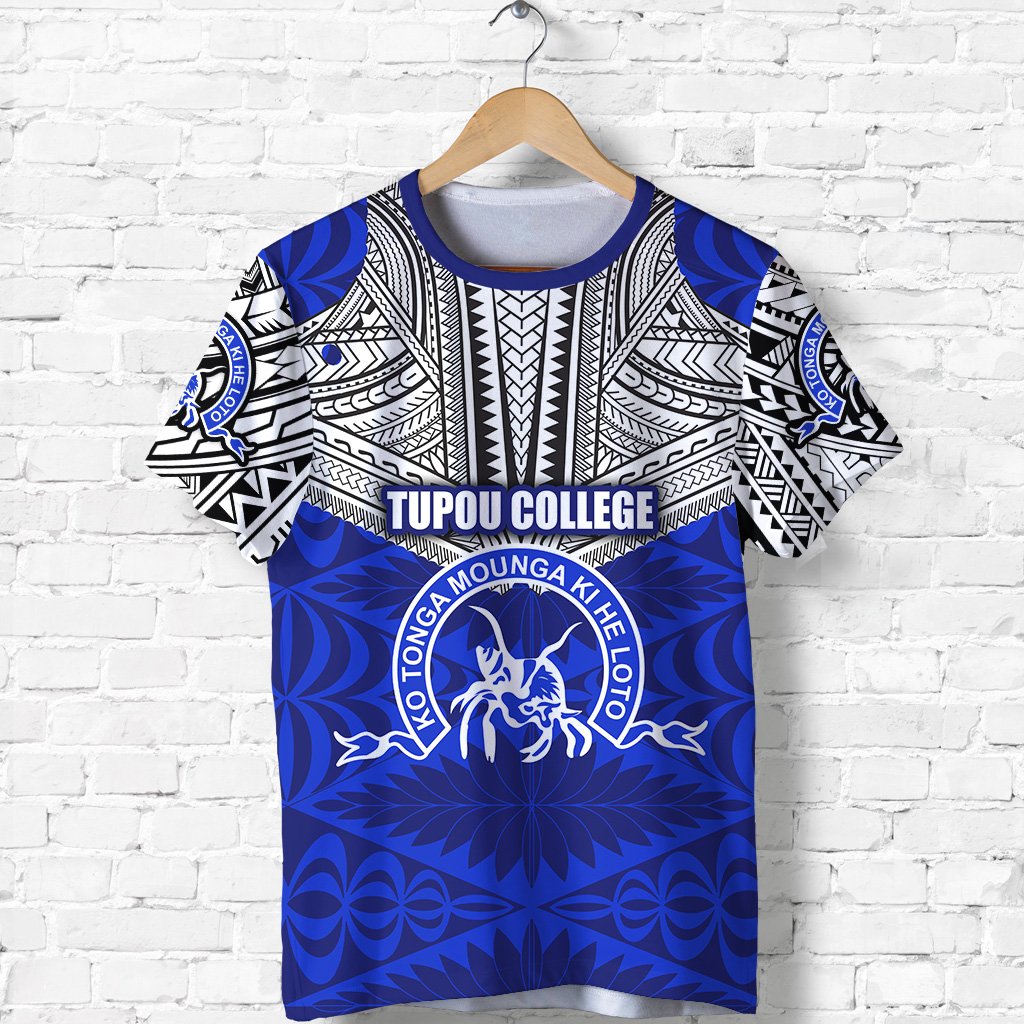 Custom Kolisi Ko Tupou College Tonga T Shirt Polynesian Sport Style Unisex Blue - Polynesian Pride