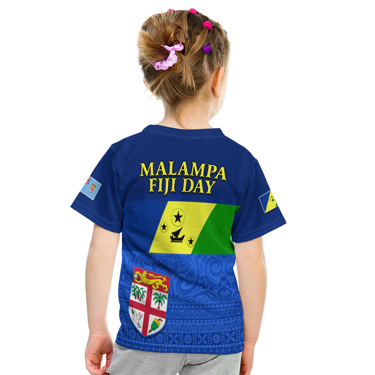 Malampa Fiji Day T Shirt Kid Vanuatu Proud LT13 - Polynesian Pride