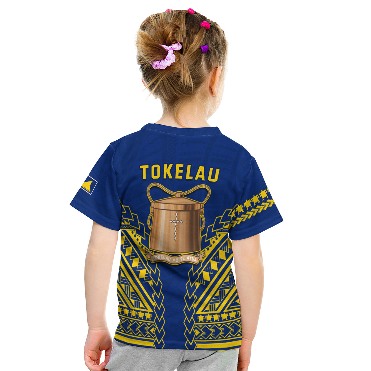 Tokelau Polynesian T Shirt Kid LT13 - Polynesian Pride