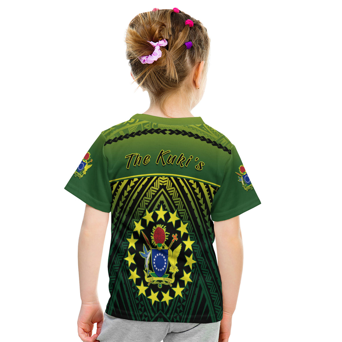The Kuki'S T - Shirt Kid Cook Islands Rugby LT13 - Polynesian Pride