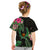 Pohnpei Micronesia Gold T Shirt Kid Tropical Flowers LT13 - Polynesian Pride