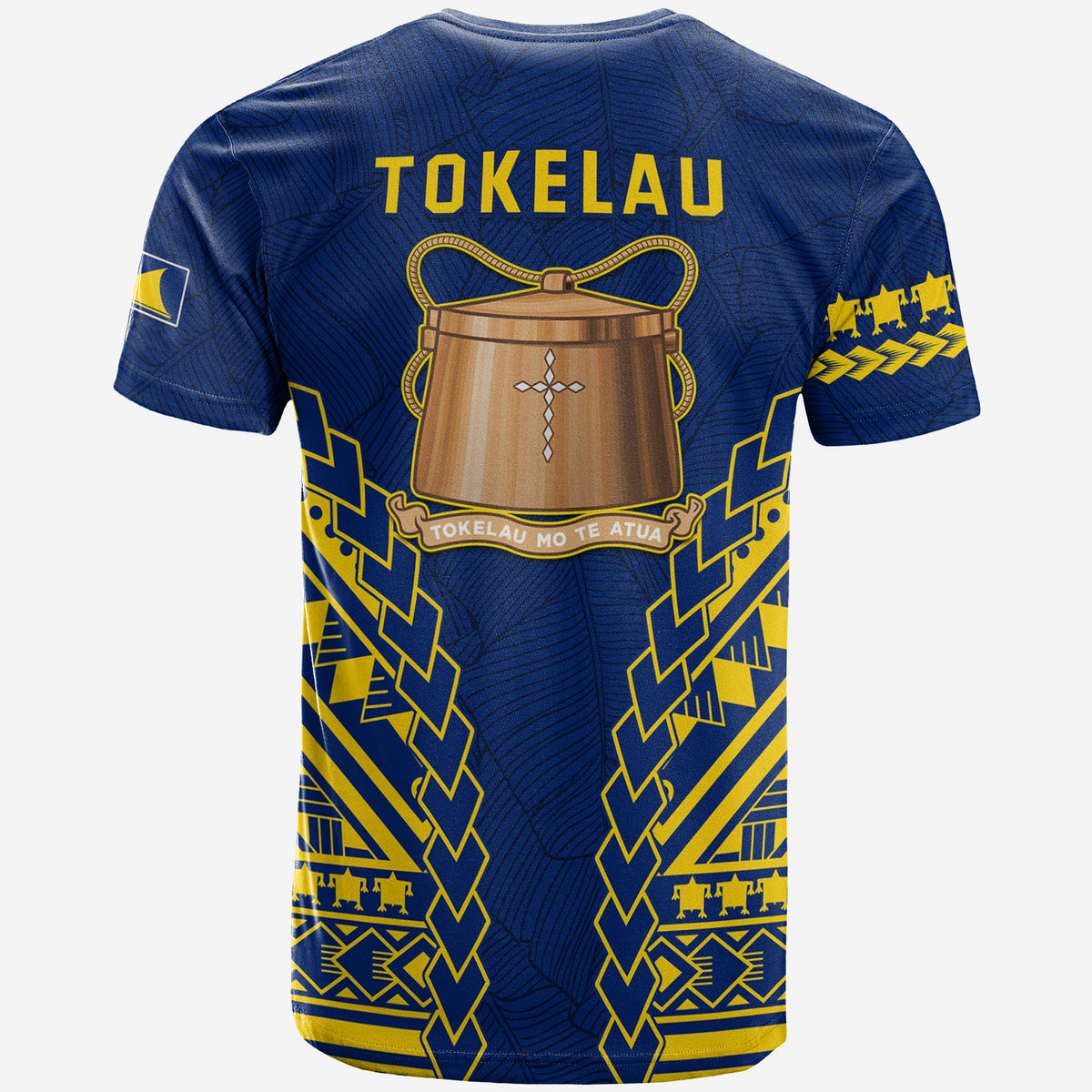 Tokelau T Shirt Coconut Palm Leaf LT13 - Polynesian Pride