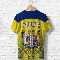 Niue T Shirt Rock of Polynesia (Golden) LT13 - Polynesian Pride