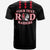 Custom Red Raiders T Shirt Kahuku School LT13 - Polynesian Pride
