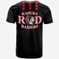 Red Raiders T Shirt Kahuku School LT13 - Polynesian Pride